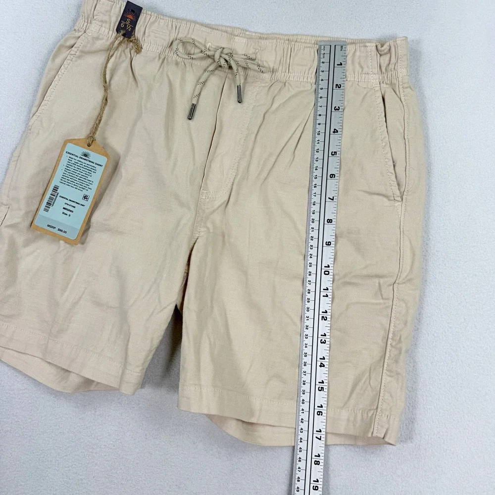 Faherty Mens Essential Drawstring Shorts 'Stone' / Size S / NEW